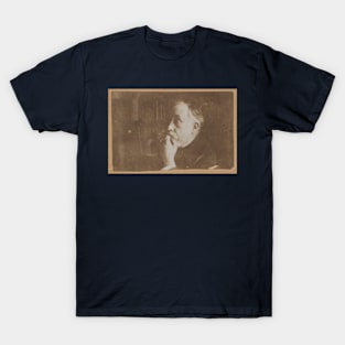 [Self-Portrait in Library (Hand to Chin)] T-Shirt